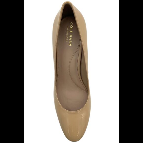 Cole Haan Women's Gabbie Brushed Leather Heel Pumps Saffiano - Medium - Picture 2 of 3